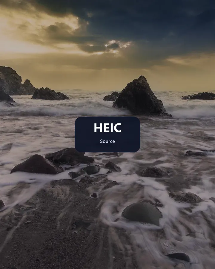 HEIC example for HEIC to JPG